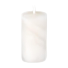 Bijenwas stompkaars (30mm x 60mm) wit
